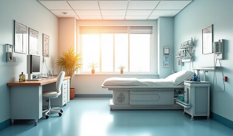 清潔感のある診察室